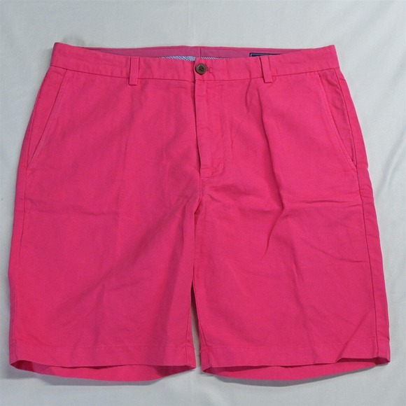 Vineyard Vines Other - vineyard vines 34 x 9" Pink Linen Blend Breaker Chino Shorts